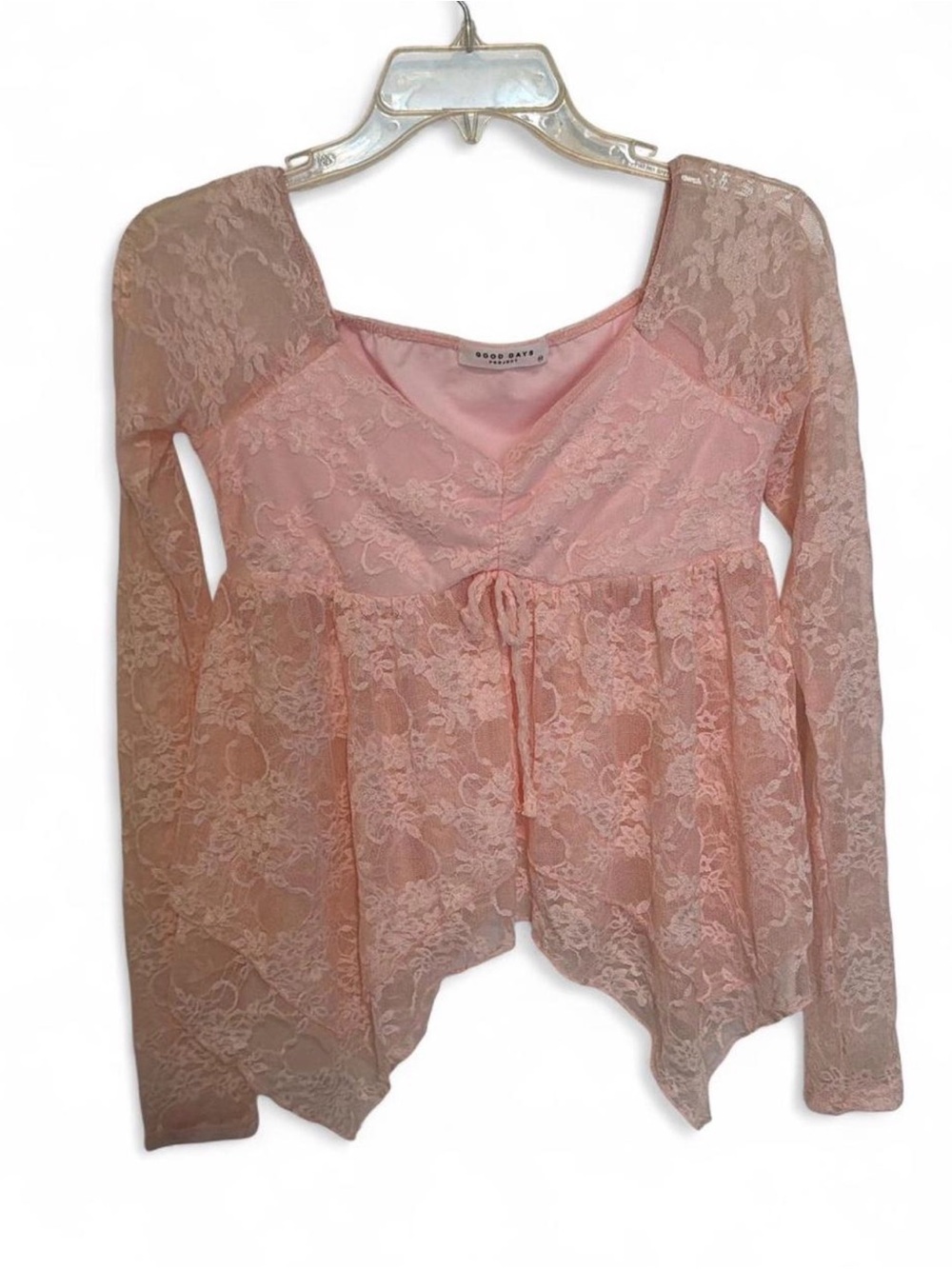 Free People “Good Days Project” lace babydoll top 💗